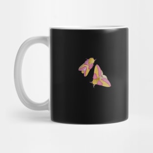 Rosy Maple Moth Gathering  (Actual size-ish) Mug